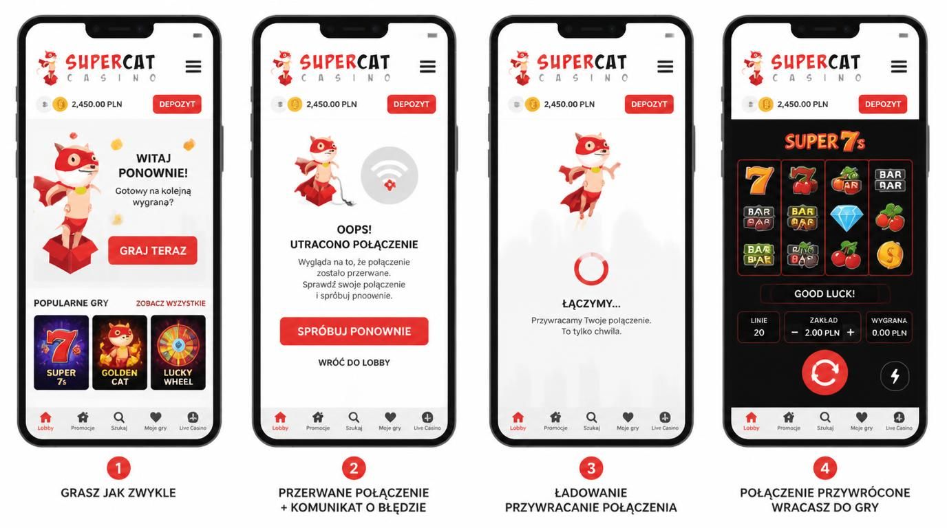  Błąd połączenia / komunikat «Brak Internetu» 