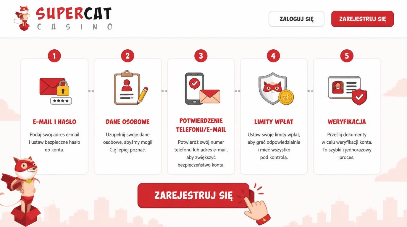 ilustracja procesu rejestracji krok po kroku